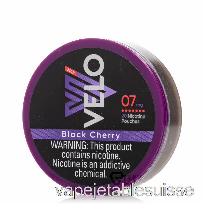 Sachets De Nicotine Vape Suisse Velo - Cerise Noire 7mg
